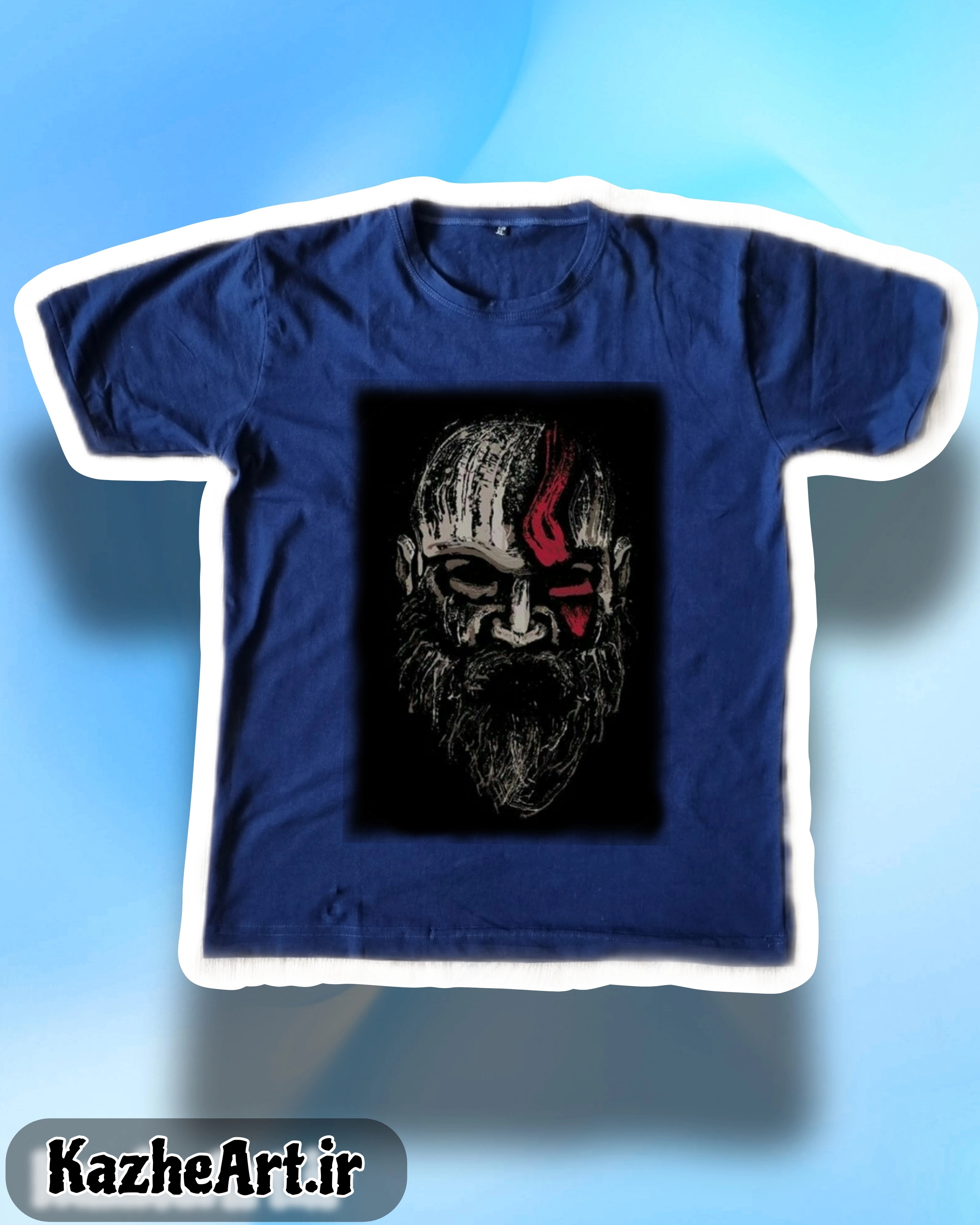 تیشرت چاپی  طرح بازی گیم خدای جنگ  God Of War ۰۰۲ ۴