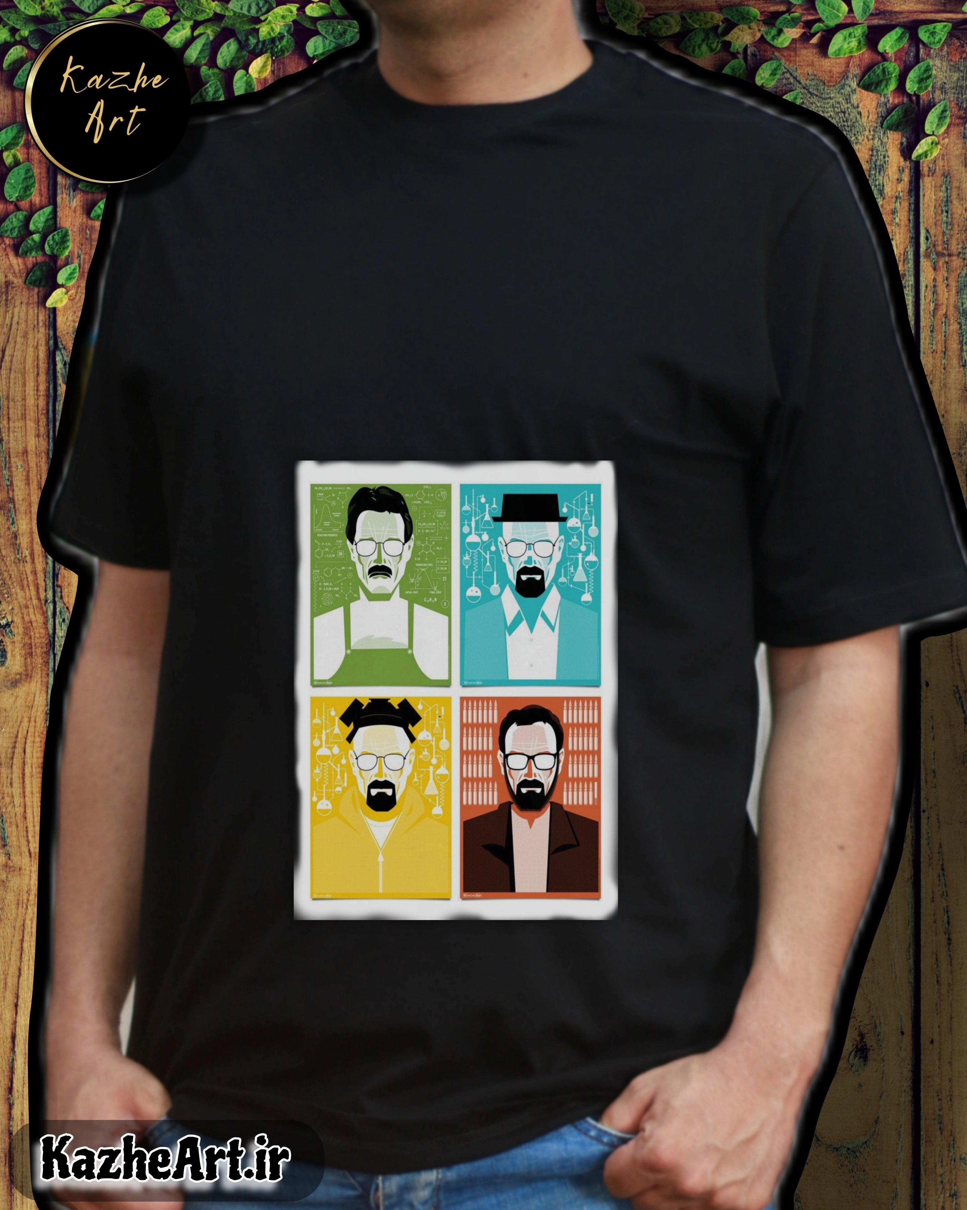 تیشرت هنری و سینمایی سریال بریکینگ بد Breaking Bad ۸