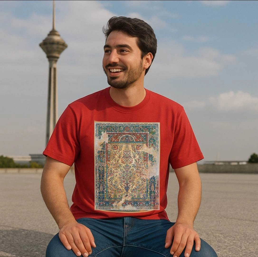 تی شرت زنانه طرح سنتی